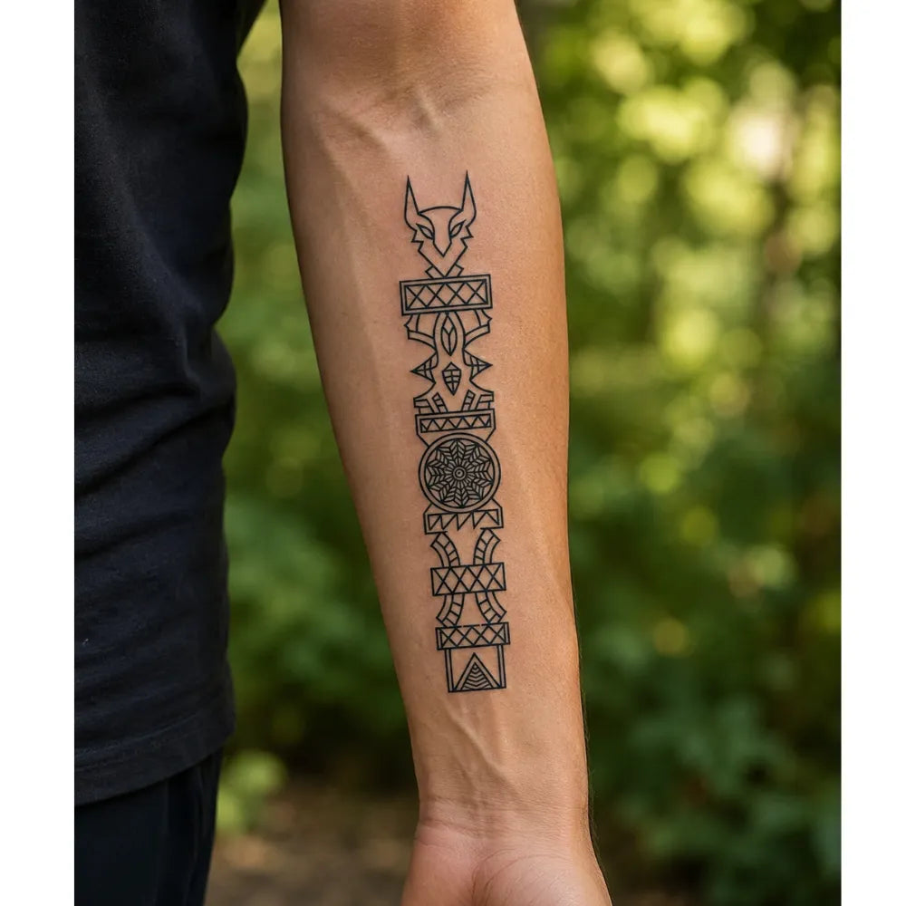 SafeTatt — Totem Spirit · fotografie tetování na kůži