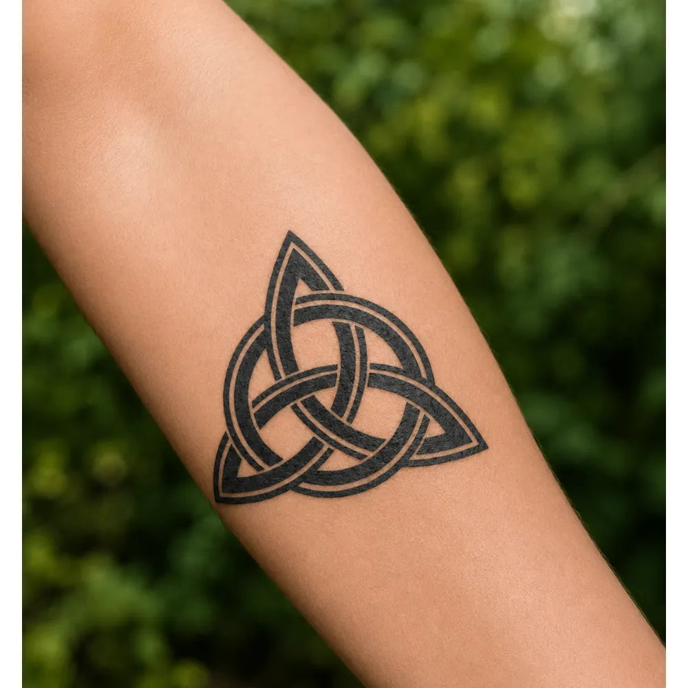 SafeTatt — Celtic Knot · fotografie tetování na kůži