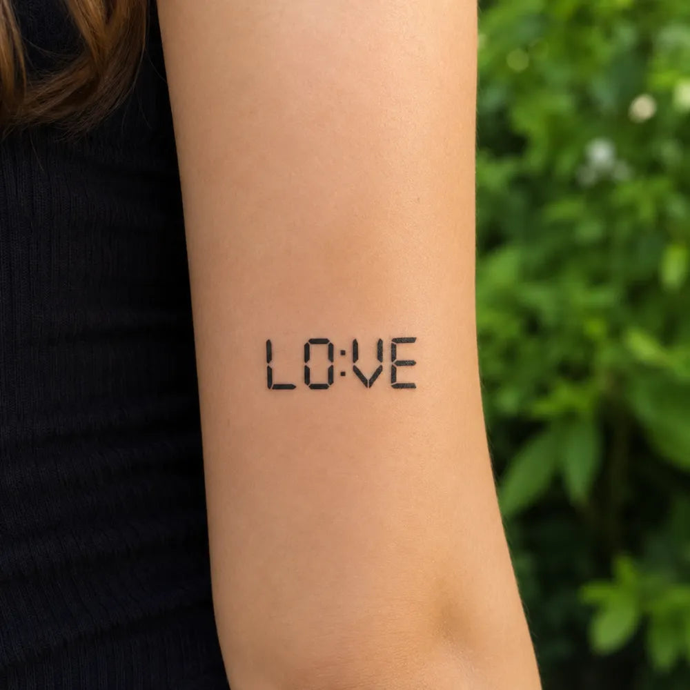 SafeTatt — Time for Love · fotografie tetování na kůži