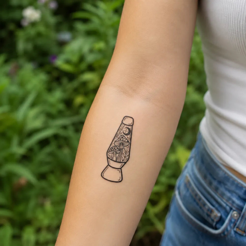 SafeTatt — Trip in the Lamp · fotografie tetování na kůži