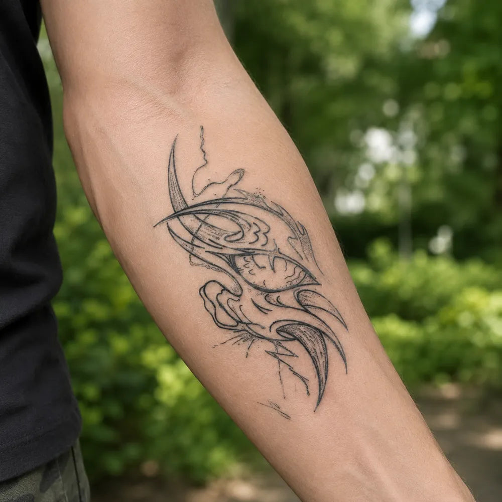 SafeTatt — Eye of the Beast · fotografie tetování na kůži
