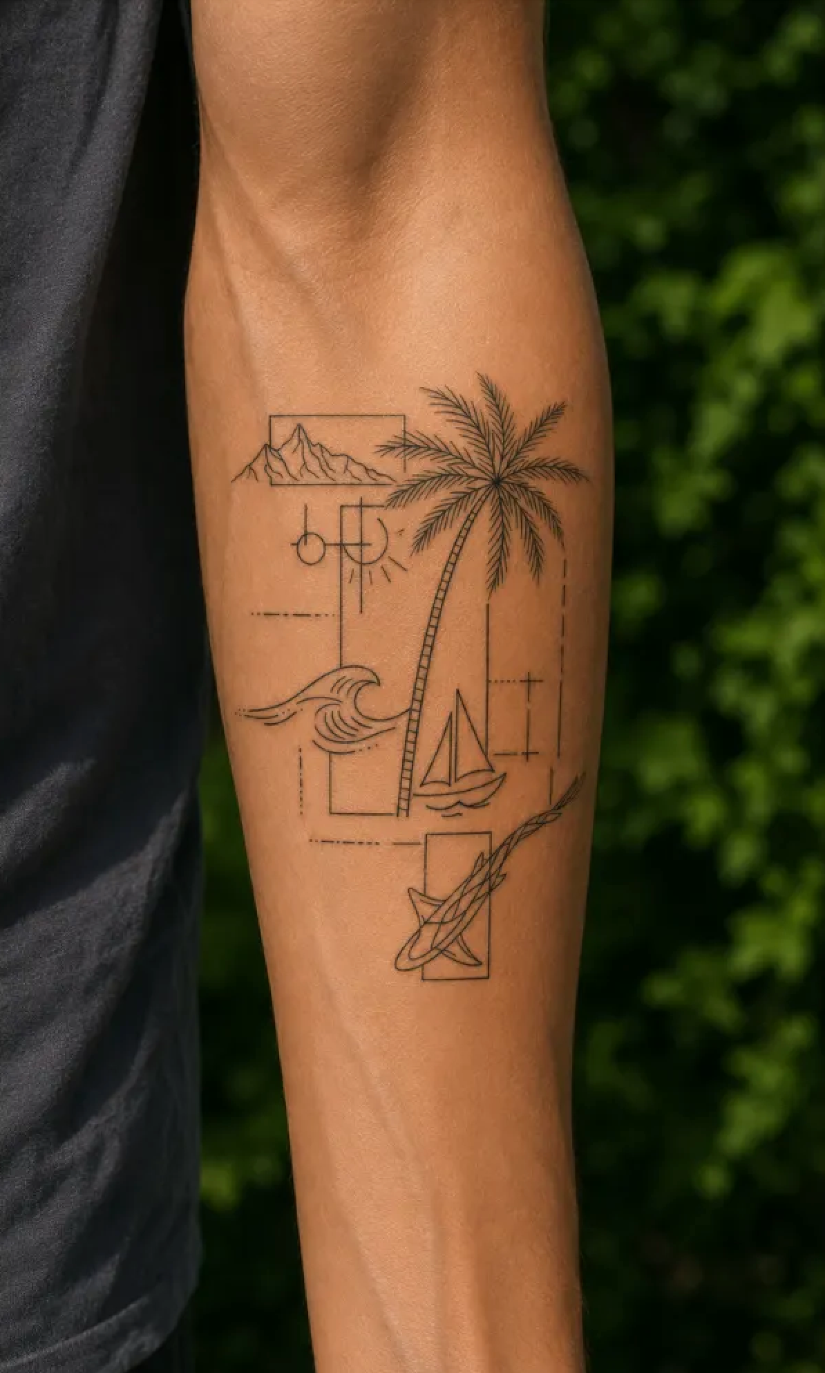 SafeTatt — Ocean Escape · fotografie tetování na kůži