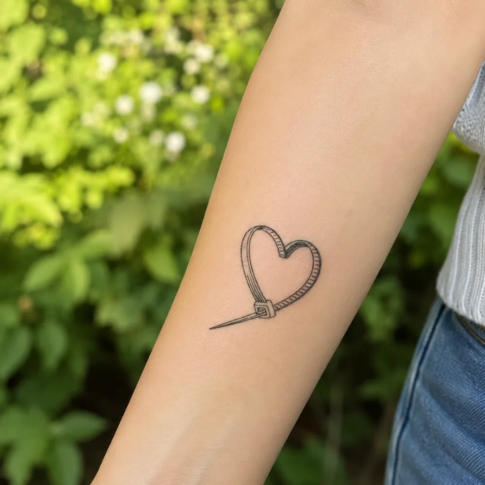 SafeTatt — Heart Measure · fotografie tetování na kůži